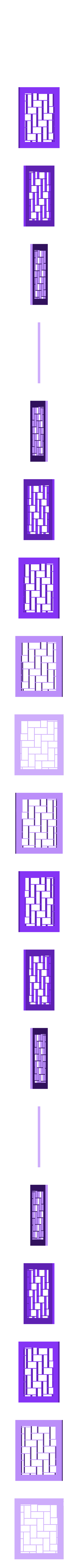 plaque 80x99 motif 2.stl fridge furniture