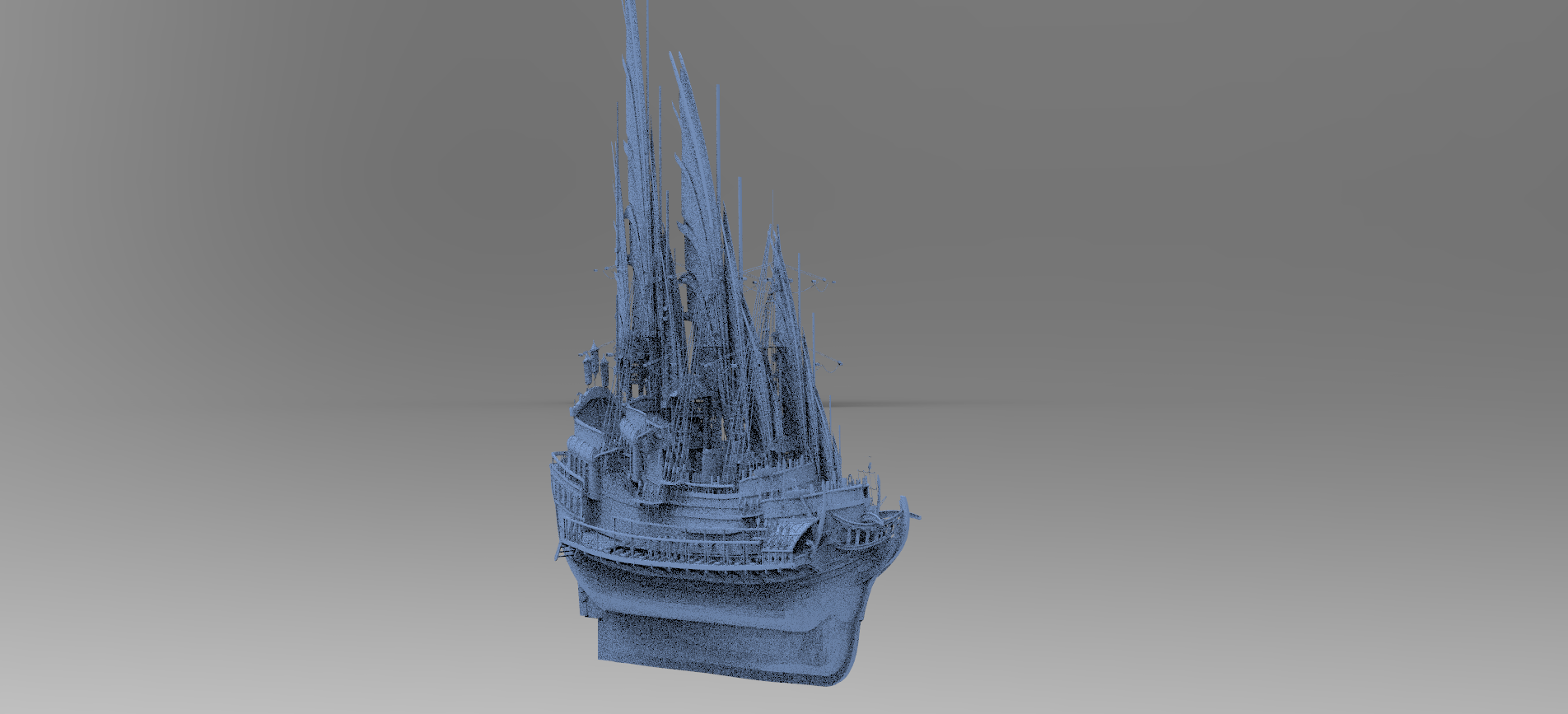 untitled.893.png OBJ file Pirate Hun Ship・3D print model to download, aramar