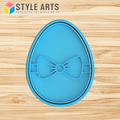 HUEVO-CON-MOÑO.png Easter Egg with Cookie Cutter Bow - Easter Day