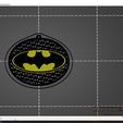 Batman.jpg Fichier 3D 5 drapeaux DC, Superman, Batman, Green Lantern, Wonder Woman, Flash・Objet pour impression 3D à télécharger