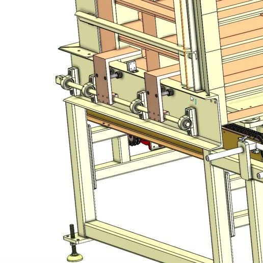 🛠️ 3D CAD Model Pallet Loading-Unloading Machine – Automated Material ...