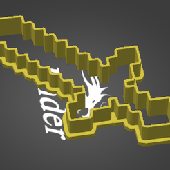 Minecraft-Sword.png STL file Minecraft Sword Cookie Cutter・3D printer design to download, eastrailvideos