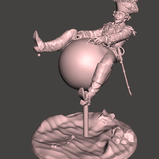 Inspired by The Adventures of Baron Munchausen "The Baron" v2 - 3D model önizlemesi