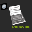 rockvibe.png Soft lure mold "Rockvibe" 5 and 8 cm multiprint