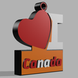 bg.png Key ring I love Canada / porte-clés I love Canada