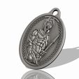 warrior-man-update-03.jpg warrior man Ancient Pendant Necklaces for Men