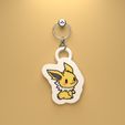 chibi-jolteon-render.jpg Брелок Pokemon Chibi All Eeveelutions