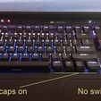 20190802_125628.jpg Light bleed blocker switch cap for Corsair K70 MK.2 Low Profile mechanical keyboard