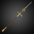 OrnsteinSpearFront.png Ornstein Dragon Slayer Spear for Cosplay