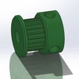 20T5mmGT2.jpg PARAMETRIC GT2 PULLEY 20T 5MM - STL