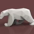 polar bear 3d 2.jpg Polar bear lowpoly