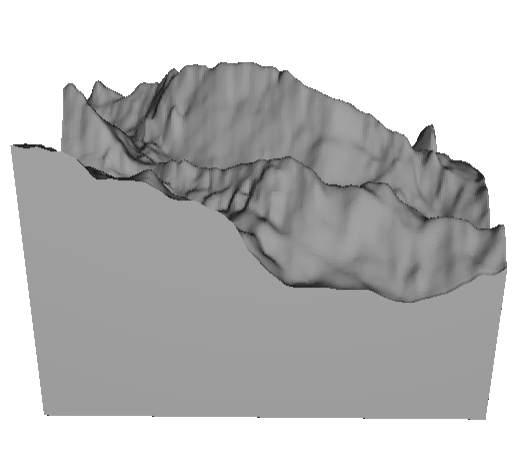Puncak Jaya 3D Terrain Model · Seven Summits Collection   /   Puncak Jaya / Pirámide de Carstensz · Modelo 3D del Terreno · Colección Seven Summits