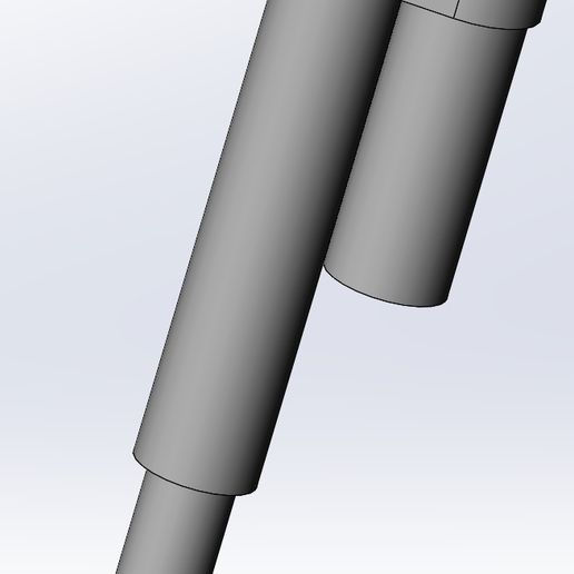🦊 Rear Fox Shock with Reservoir・ STL File for 3D printing・Cults
