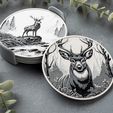 winter-deer-coasters-4-3-03.jpg Sous-verres en forme de cerf d'hiver