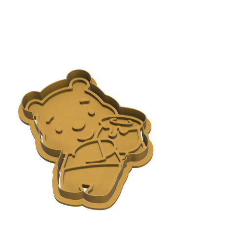 pooh.png Cookie winnie pooh stamp + cutter