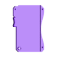 Bottom _Wallet M3 v2.stl 3D Printed "Smart" Wallet (Updated for M3 Bolts)