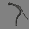 5.png Airsoft AEG / HPA Angled Fore Grip (AFG) / Bipod for Picatinny Rail