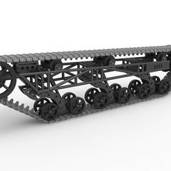1.jpg 3D file Diecast Ripsaw Track chassis Scale 1 to 25・3D printing model to download, CosplayItemsRock