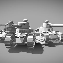 1.jpg War Renault FT Tank (Leman Russ Proxy)