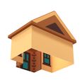 4.jpg HOUSE HOME CHILD CHILDREN'S PRESCHOOL TOY 3D MODEL KIDS TOWN KID TOY