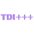 TDI+++.stl TDI  +++ sign