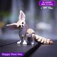7.jpg Fennec fox realistic articulated flexi toy