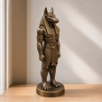 08-handbemalt-bronze.png Anubis STL & 3MF – vier Größen, Bambu Lab A2L/P2S | FehnFactory