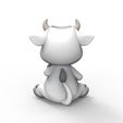 render.650.5.jpg Fichier STL Vache assise Jardinière 3D・Modèle imprimable en 3D à télécharger