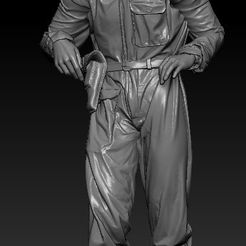 SOVIET  TANK OFFICER.jpg Файл STL Советский офицер-танкист・Дизайн 3D-печати для загрузки3D