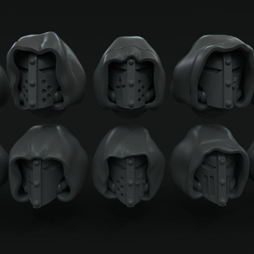 Gloomy Angels hooded helmet variety pack