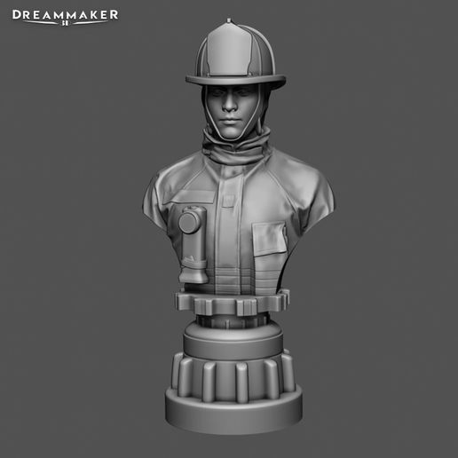 3.jpg Firefighter Bust