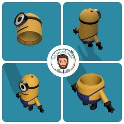 Minion_light.jpg Free STL file Christmas ornament : minion・3D printable model to download