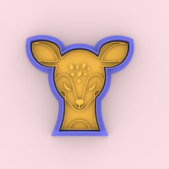 147.jpg STL file DEER COOKIE CUTTER - DEER COOKIE CUTTER・3D printable design to download