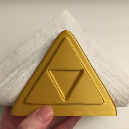 Triforce Napkin Holder - Legend of Zelda - 3D model önizlemesi
