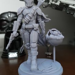 Der Mandalorianer - Star Wars Fanart - 30cm