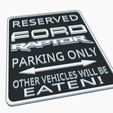 Screenshot-2023-07-09-192757.jpg Ford Ranger Raptor SVT F150 4x4 Off Pick Up Road Fun Warning Parking Sign
