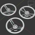 a4.jpg Steering Wheel Set 2 for Diecast and Miniatures