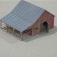 9c986736d735347b4a0d87eb27fd85de_preview_featured.jpg Fichier STL gratuit Balance HO Petite grange et accessoires・Objet pour imprimante 3D à télécharger