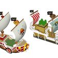 barcos.jpg GOING MERRY and Thousand Sunny ONE PIECE ships