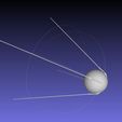 fgdgdfgdfgdgdf.jpg Sputnik Satellite 3D-Printable Detailed Scale Model