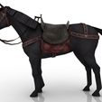 Horse_3.jpg Equipped Horse 3D model