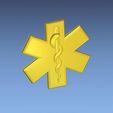 6.jpg AMBULANCE SYMBOL 3D STL FILE
