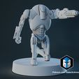 Pose-5-White.jpg 1:48 Scale Battle Droid Army - B2 Class - 3D Print Files