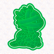 5.png Halloween Dragon cookie cutter #5
