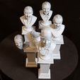 1.jpg Singing Busts Haunted Mansion, Graveyard Disneyland, 7 inches, 17.5 cm tall
