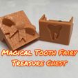 photo-output.jpeg Magical Tooth Fairy Treasure Chest - 3D Printable Kids' Tooth Box with Secure Magnetic Closure
