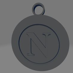 Napoli.jpg STL file Napoli Keychain・Model to download and 3D print