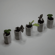 Capture d’écran 2018-03-30 à 12.12.45.png Free STL file Tiny self-watering planter・3D printing design to download