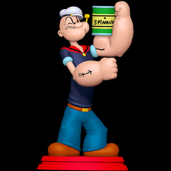 1.png 3D file Popeye・Template to download and 3D print