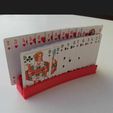 cardhold190_B04.jpg CARD HOLDER 190- DOUBLE WIDE - PLAYING CARD STAND